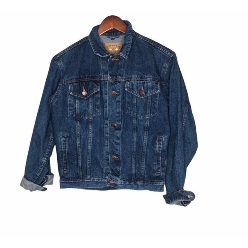 Incrowd Denim jean jacket stone wash pockets